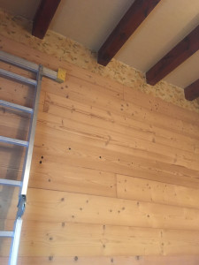 Photo de galerie - Poses de lames de bois massif