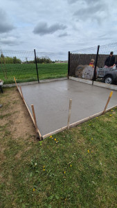Photo de galerie - Réalisation dalle béton

