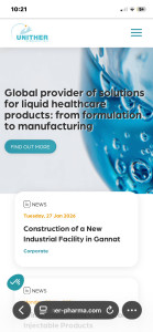 Photo de galerie - J'ai notamment piloté des projets de refonte de sites web dans le secteur pharmaceutique, centrés sur l'expérience utilisateur, la mise en valeur de l'offre et la génération de contacts.