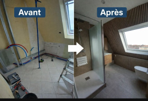 Photo de galerie - Renovation de salle de bain