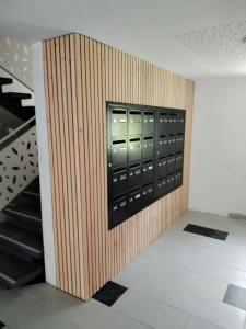Photo de galerie - Pose bardage bois 