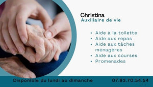 Photo de galerie - •Aide a la toilette 
•Aide aux repas 
•Aide aux tâches ménagères 
•Aide aux courses
•Promenade