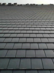 Photo de galerie - Imperméabilisation coloré de la toiture béton