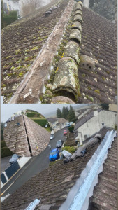 Photo de galerie - Remplacement d’un faîtage.