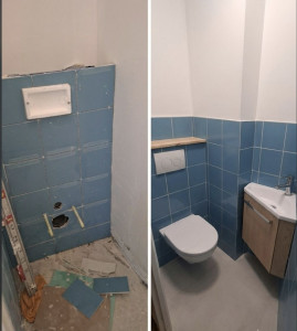 Photo de galerie - Rénovation d'un wc 