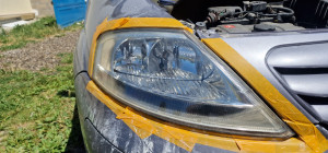 Photo de galerie - Rénovation optique opaque sur voiture 