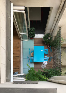 Photo de galerie - Réalisation d'une terrasse sur la toiture d'un immeuble - Paris 8