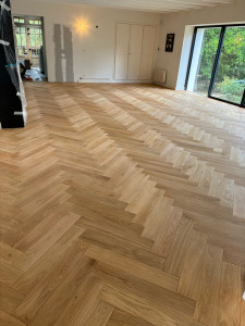 Photo de galerie - Pose de parquet - Revêtement de sol