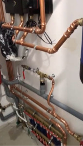 Photo de galerie - Pose pompe a chaleur et chauffage au sol 