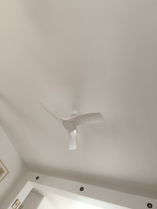 Photo de galerie - Installation ventilateur plafond 