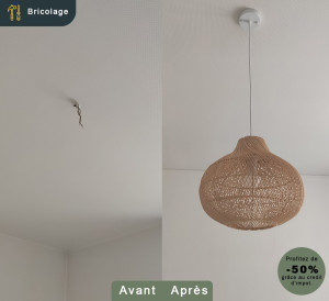 Photo de galerie - Installation luminaire