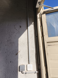 Photo de galerie - Pose d'un thermostat auto réglable tactile et d'un chauffage a air propulsé pour l'agglomération d'Albi ?