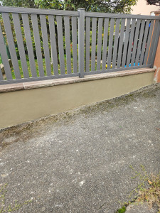 Photo de galerie - Crépis de finition talocher éponge 
