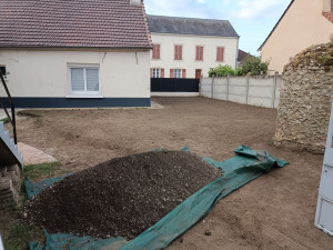 Photo de galerie - Préparation pour engazonnage