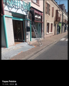 Photo de galerie - Chantier restaurant peinture 