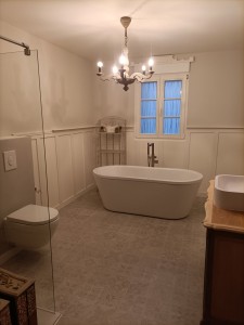 Photo de galerie - Très belle salle de bain chez une Voisine ! sanitaire realiser par mes soins . 

