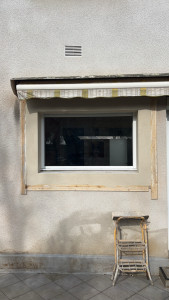 Photo de galerie - Ouverture plus de enduit