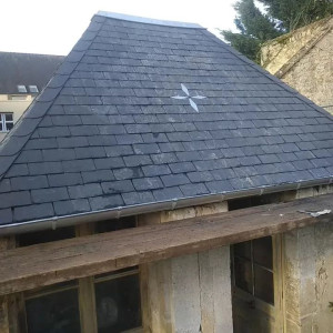 Photo de galerie - Remise en état toiture d'avant guerre 