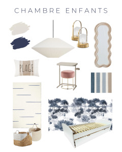 Photo de galerie - Modèle d'une planche décoration et revêtements pour une chambre d'enfants