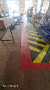 Photo de galerie - Peinture pour signalisation industrielle 