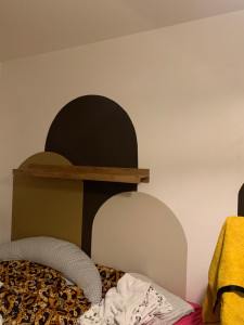 Photo de galerie - Mise en pienture, création des motifs 