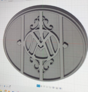 Photo de galerie - Modélisation 3D pour la réalisation d'un modèle de cachet de cire