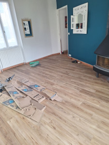 Photo de galerie - Pose de parquet - Revêtement de sol