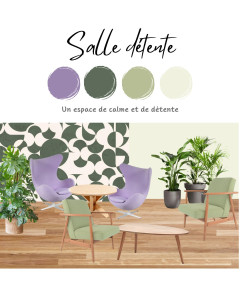 Photo de galerie - Harmonie Colorée, espace détente d'une entreprise