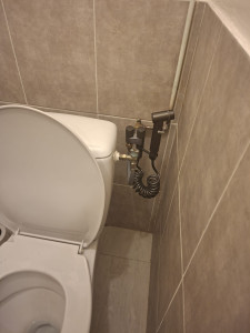 Photo de galerie - Installation d’une douchette.