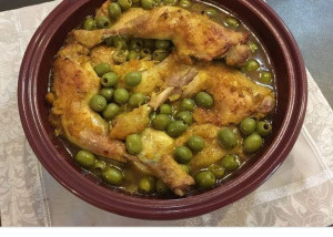 Photo de galerie - Tajine poulet aux olives 