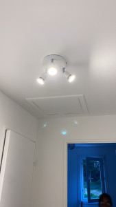 Photo de galerie - Installation des luminaires 