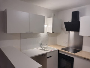 Photo de galerie - Pose des éléments de cuisine avec l'électroménager 