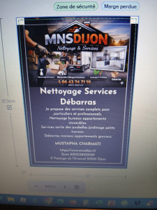 Photo de galerie - Bonjour je propose des services entretien pour les particuliers et les professionnels Nettoyage débarras et services 