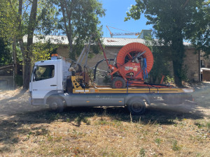 Photo de galerie - Transport de touret d’irrigation
