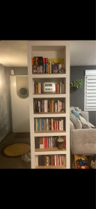 Photo de galerie - Bibliothèque placo 