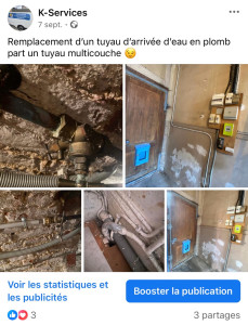 Photo de galerie - Réparation et remplacement plomberie 