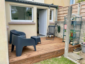 Photo de galerie - Création de terrasse sur plots
