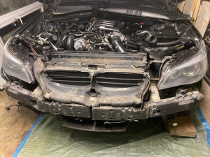 Photo de galerie - Réparation fuite liquide de refroidissement bmw e60 série 5