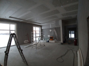 Photo de galerie - Cloisons en placo et travaux de plâtrerie – finitions propres et soignées