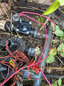 Photo de galerie - Remplacement d’une électrovanne d’arrosage, automatique, percé