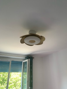 Photo de galerie - Pose ventilateur au plafond 