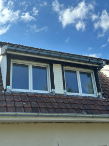 Photo de galerie - Nouvelle étanchéité en plombs devant de fenêtre 