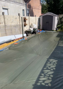 Photo de galerie - Remise au propre après la déchèterie de fin de chantier 