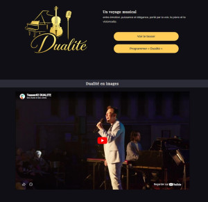 Photo de galerie - Site vitrine spectacle 