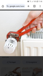 Photo de galerie - Installation  vannes thermostatique