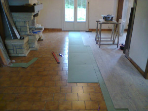 Photo de galerie - Pose de parquet - Revêtement de sol