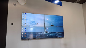 Photo de galerie - Installation mur d'image 