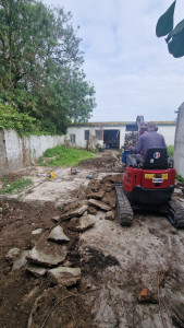 Photo de galerie - Démolition dalle béton