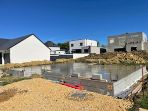 Photo de galerie - Coulage d’un plancher béton