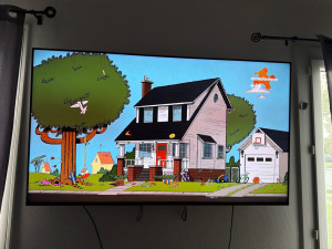Photo de galerie - Montage télé au mur